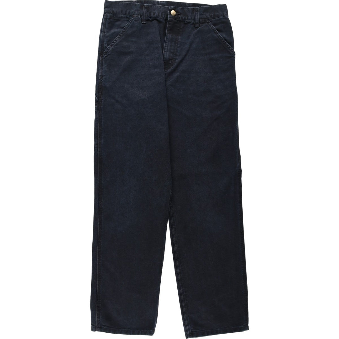 Carhartt WORK IN PROGRESS Duck Painter Pants, Men's W31 (approx.) cotton black type Vintage Second Hand