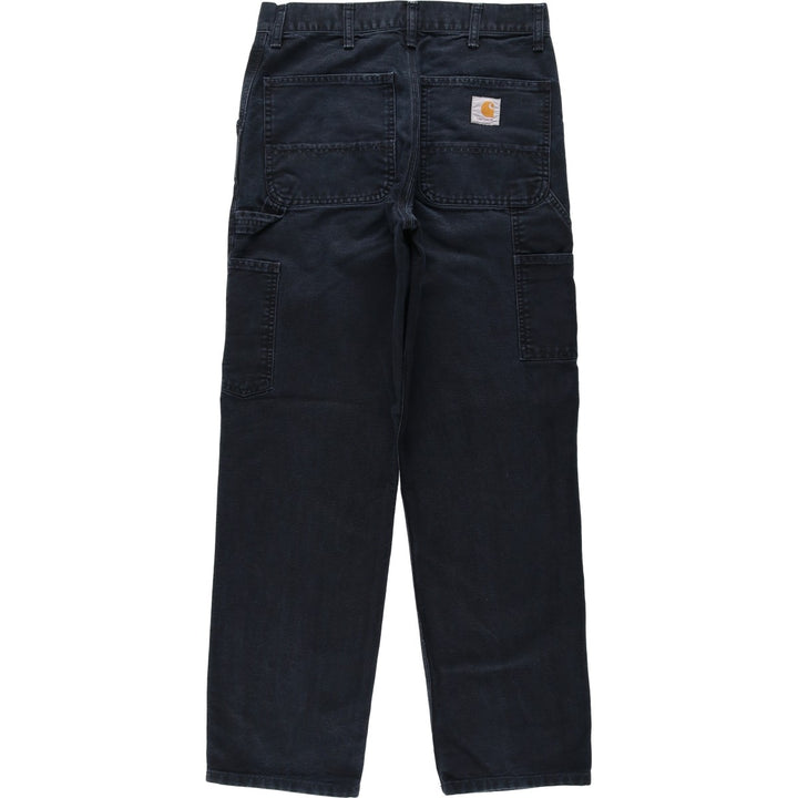 Carhartt WORK IN PROGRESS Duck Painter Pants, Men's W31 (approx.) cotton black type Vintage Second Hand