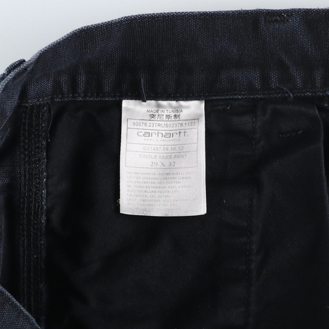 Carhartt WORK IN PROGRESS Duck Painter Pants, Men's W31 (approx.) cotton black type Vintage Second Hand