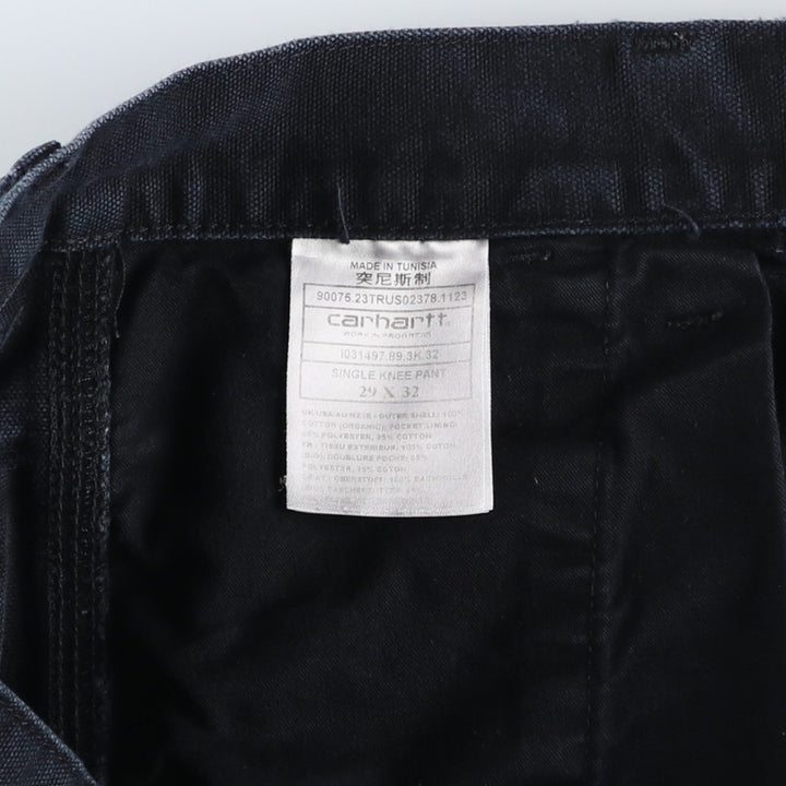 Carhartt WORK IN PROGRESS Duck Painter Pants, Men's W31 (approx.) cotton black type Vintage Second Hand