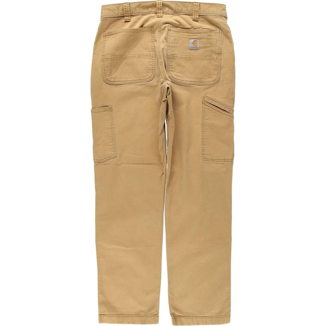 Carhartt Relaxed Fit Double Knee Duck Painter Pants, Men's Size W31 (approx.) cotton ocher yellow type Vintage Second Hand