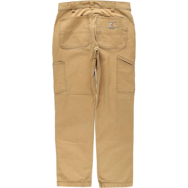 Carhartt Relaxed Fit Double Knee Duck Painter Pants, Men's Size W31 (approx.) cotton ocher yellow type Vintage Second Hand