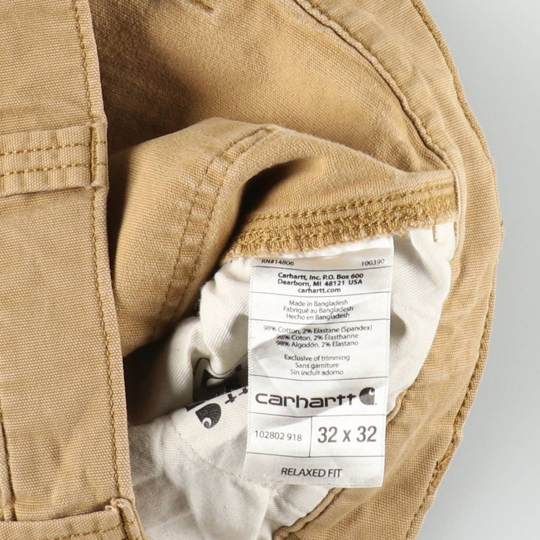 Carhartt Relaxed Fit Double Knee Duck Painter Pants, Men's Size W31 (approx.) cotton ocher yellow type Vintage Second Hand