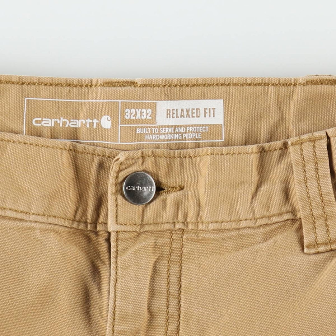 Carhartt Relaxed Fit Double Knee Duck Painter Pants, Men's Size W31 (approx.) cotton ocher yellow type Vintage Second Hand