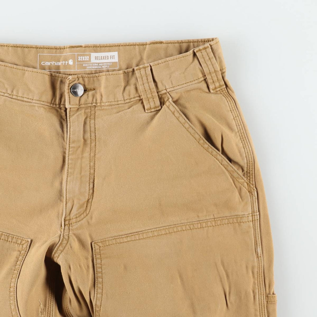Carhartt Relaxed Fit Double Knee Duck Painter Pants, Men's Size W31 (approx.) cotton ocher yellow type Vintage Second Hand