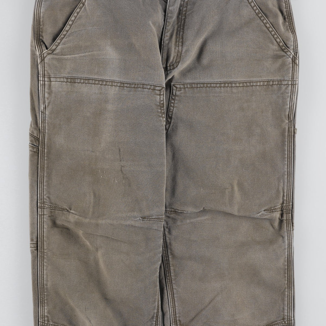 Carhartt Relaxed Fit Double Knee Duck Work Pants, Men's W30 (approx.) cotton Khaki type Vintage Second Hand