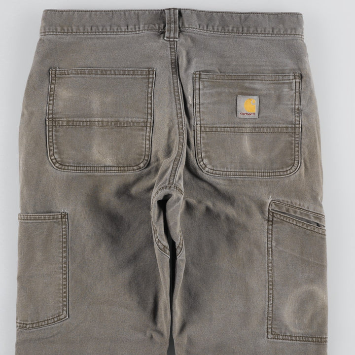 Carhartt Relaxed Fit Double Knee Duck Work Pants, Men's W30 (approx.) cotton Khaki type Vintage Second Hand