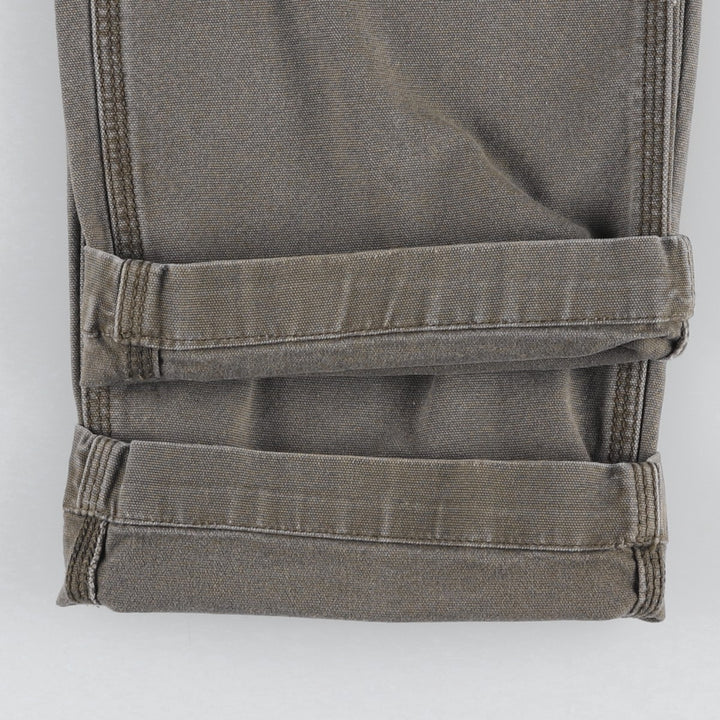 Carhartt Relaxed Fit Double Knee Duck Work Pants, Men's W30 (approx.) cotton Khaki type Vintage Second Hand