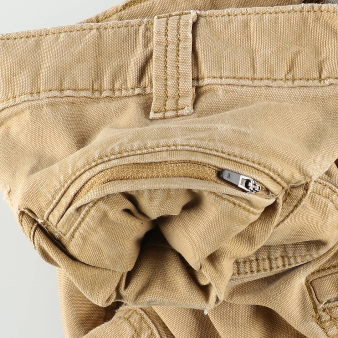 Carhartt Relaxed Fit Double Knee Duck Work Pants, Men's W32 (approx.) cotton Beige type Vintage Second Hand