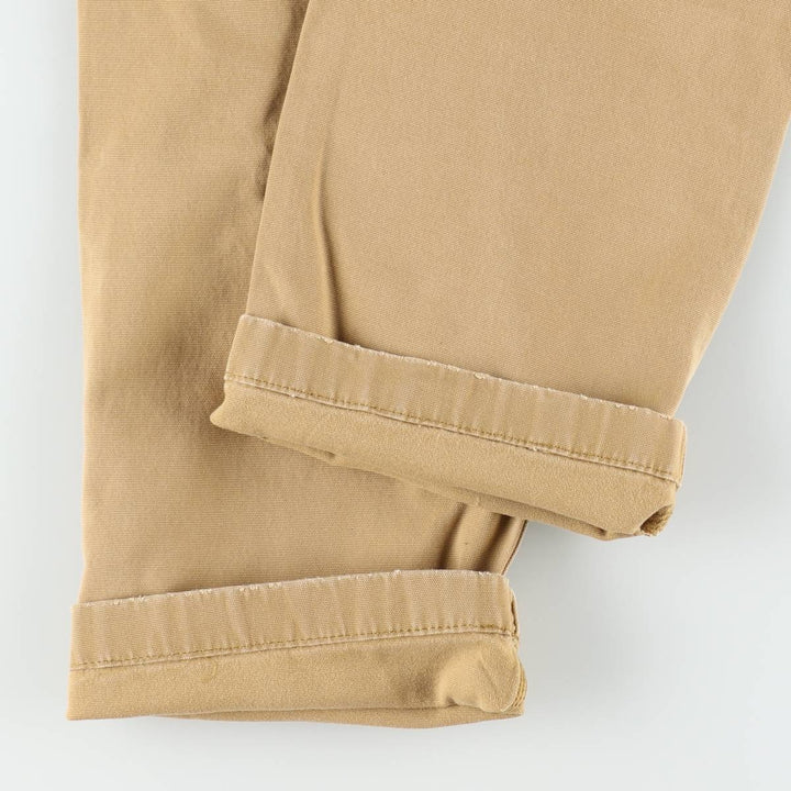 Carhartt Relaxed Fit Double Knee Duck Work Pants, Men's W32 (approx.) cotton Beige type Vintage Second Hand