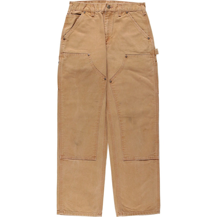 Carhartt Original Dungaree Fit Double Knee Duck Painter Pants, Men's W30 (approx.) cotton Beige type Vintage Second Hand