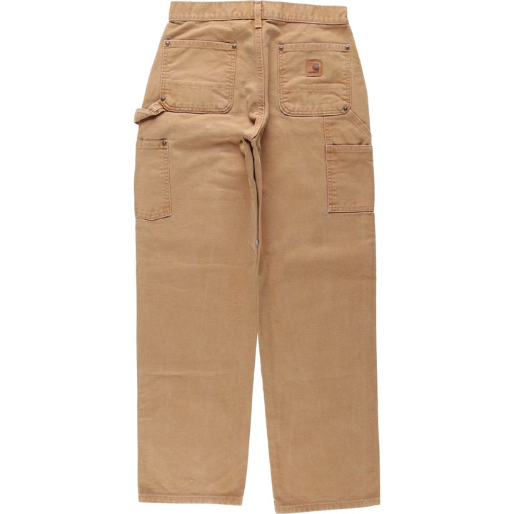 Carhartt Original Dungaree Fit Double Knee Duck Painter Pants, Men's W30 (approx.) cotton Beige type Vintage Second Hand
