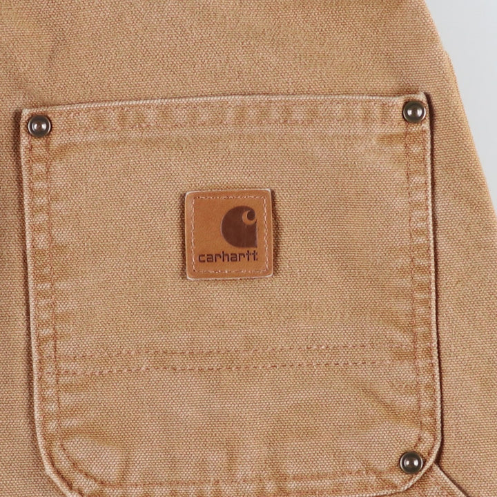 Carhartt Original Dungaree Fit Double Knee Duck Painter Pants, Men's W30 (approx.) cotton Beige type Vintage Second Hand