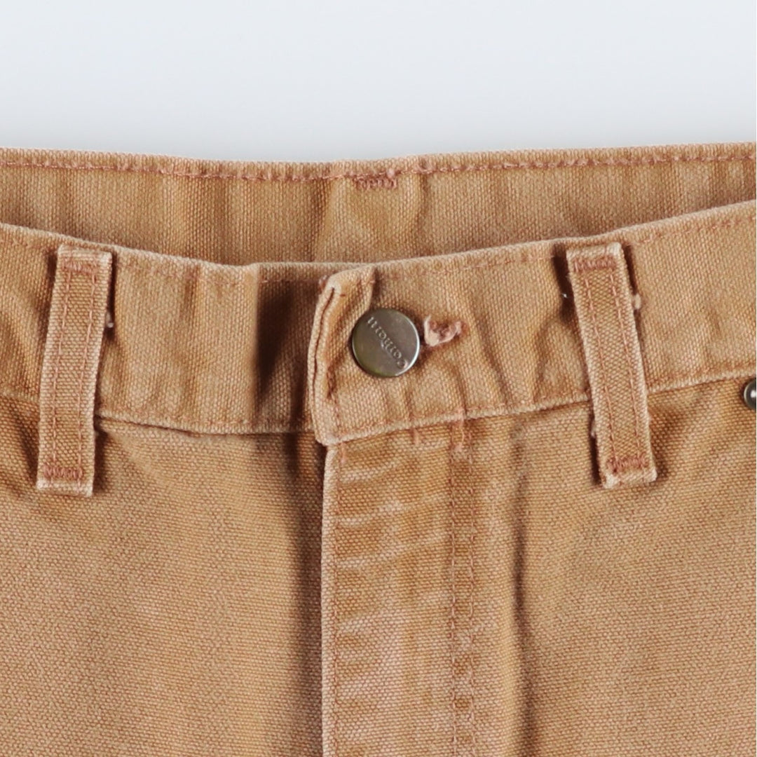 Carhartt Original Dungaree Fit Double Knee Duck Painter Pants, Men's W30 (approx.) cotton Beige type Vintage Second Hand