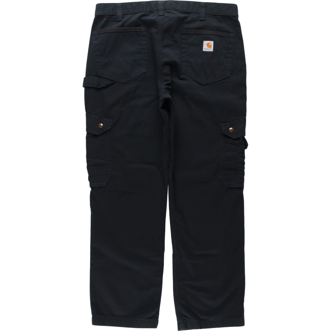 Carhartt Relaxed Fit Ripstop Double Knee Painter Pants, Men's W37 (approx.) cotton black type Vintage Second Hand