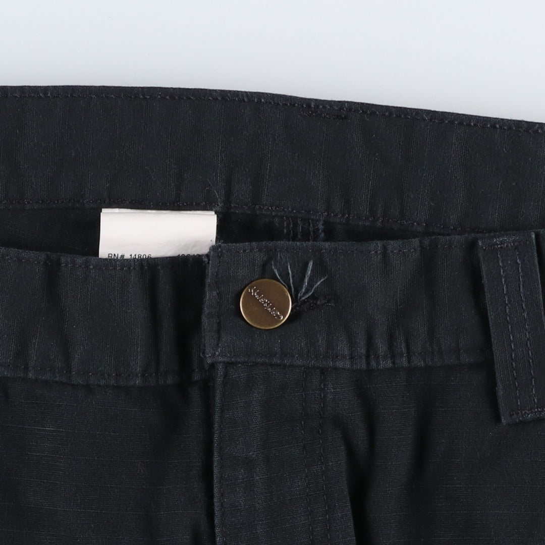 Carhartt Relaxed Fit Ripstop Double Knee Painter Pants, Men's W37 (approx.) cotton black type Vintage Second Hand