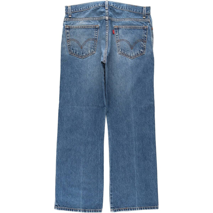 Levi's 517 Boot Cut Denim Pants, Men's, Size 36 cotton blue type Vintage Second Hand