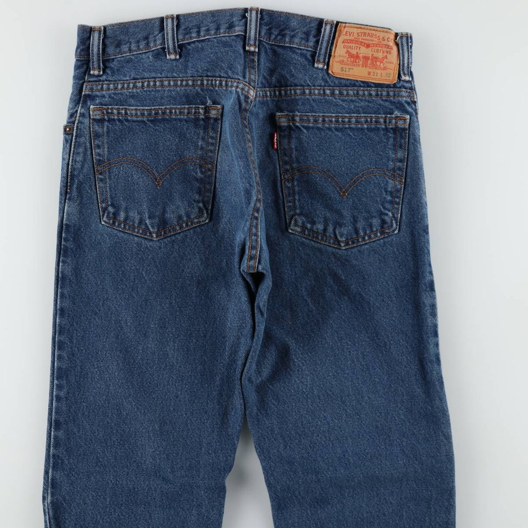 Levi's 517 Bootcut Denim Pants for Men, W31 equivalent cotton blue type Vintage Second Hand