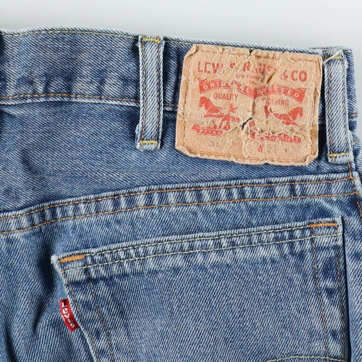 Levi's 517 Bootcut Denim Pants for Men, W32 equivalent cotton blue type Vintage Second Hand