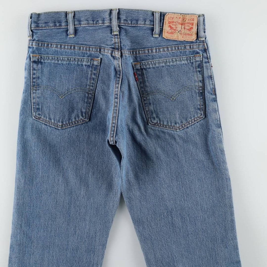 Levi's 517 Bootcut Denim Pants for Men, W32 equivalent cotton blue type Vintage Second Hand