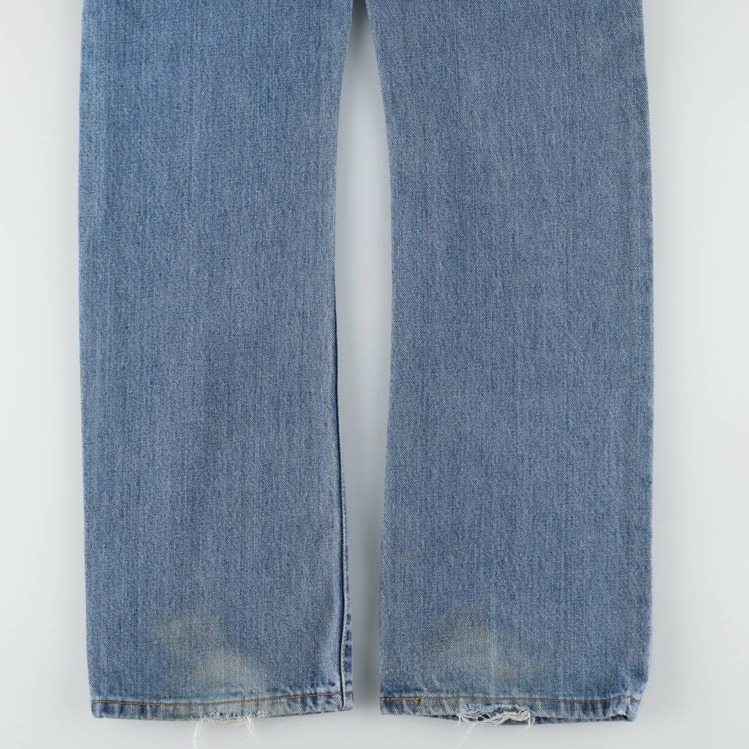 Levi's 517 Bootcut Denim Pants for Men, W32 equivalent cotton blue type Vintage Second Hand