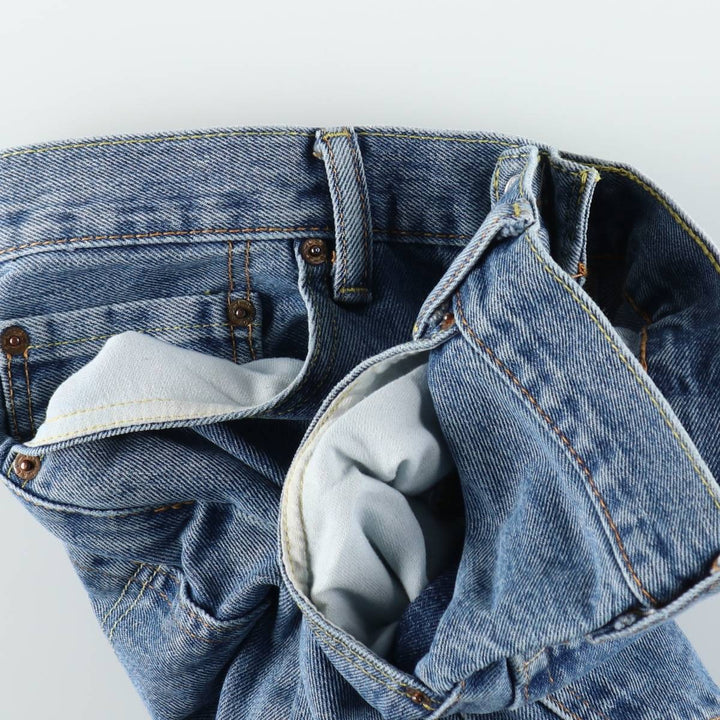 Levi's 517 Bootcut Denim Pants for Men, W32 equivalent cotton blue type Vintage Second Hand