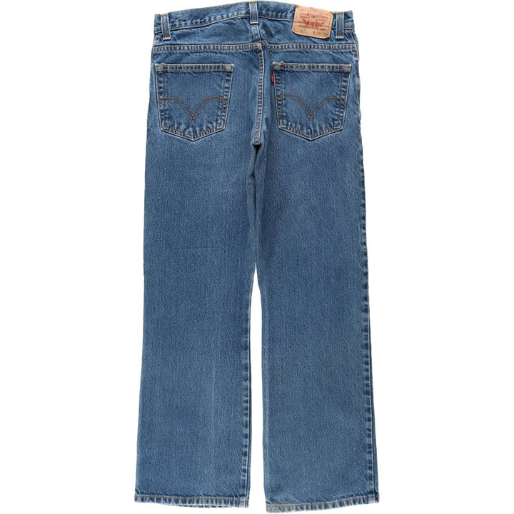 00'S Levi's 517 BOOT CUT Bootcut Denim Pants Men's W33 cotton blue type Vintage Second Hand