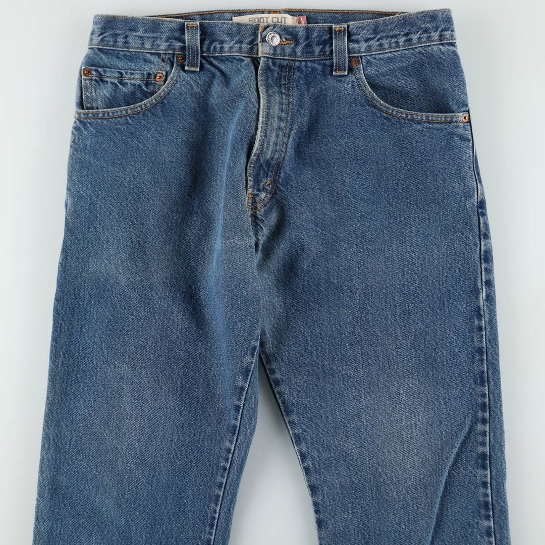 00'S Levi's 517 BOOT CUT Bootcut Denim Pants Men's W33 cotton blue type Vintage Second Hand
