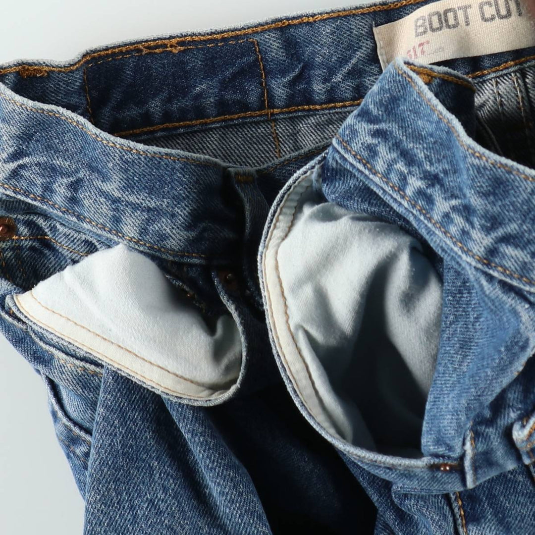 00'S Levi's 517 BOOT CUT Bootcut Denim Pants Men's W33 cotton blue type Vintage Second Hand