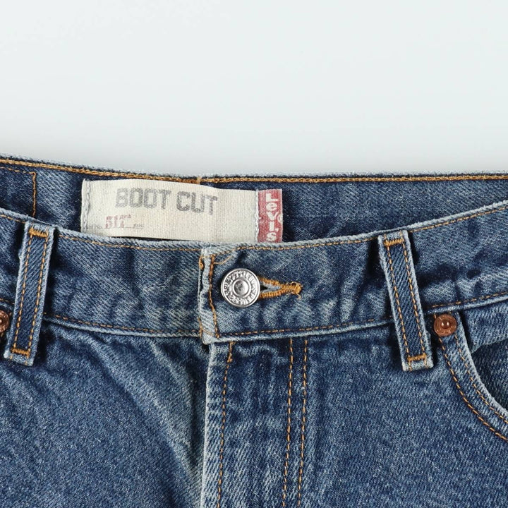 2000'S Levi's 517 Boot Cut Denim Pants, Men's Size W30 cotton blue type Vintage Second Hand