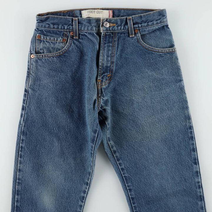 2000'S Levi's 517 Boot Cut Denim Pants, Men's Size W30 cotton blue type Vintage Second Hand