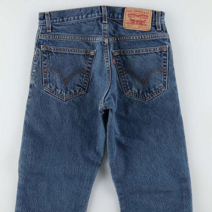2000'S Levi's 517 Boot Cut Denim Pants, Men's Size W30 cotton blue type Vintage Second Hand