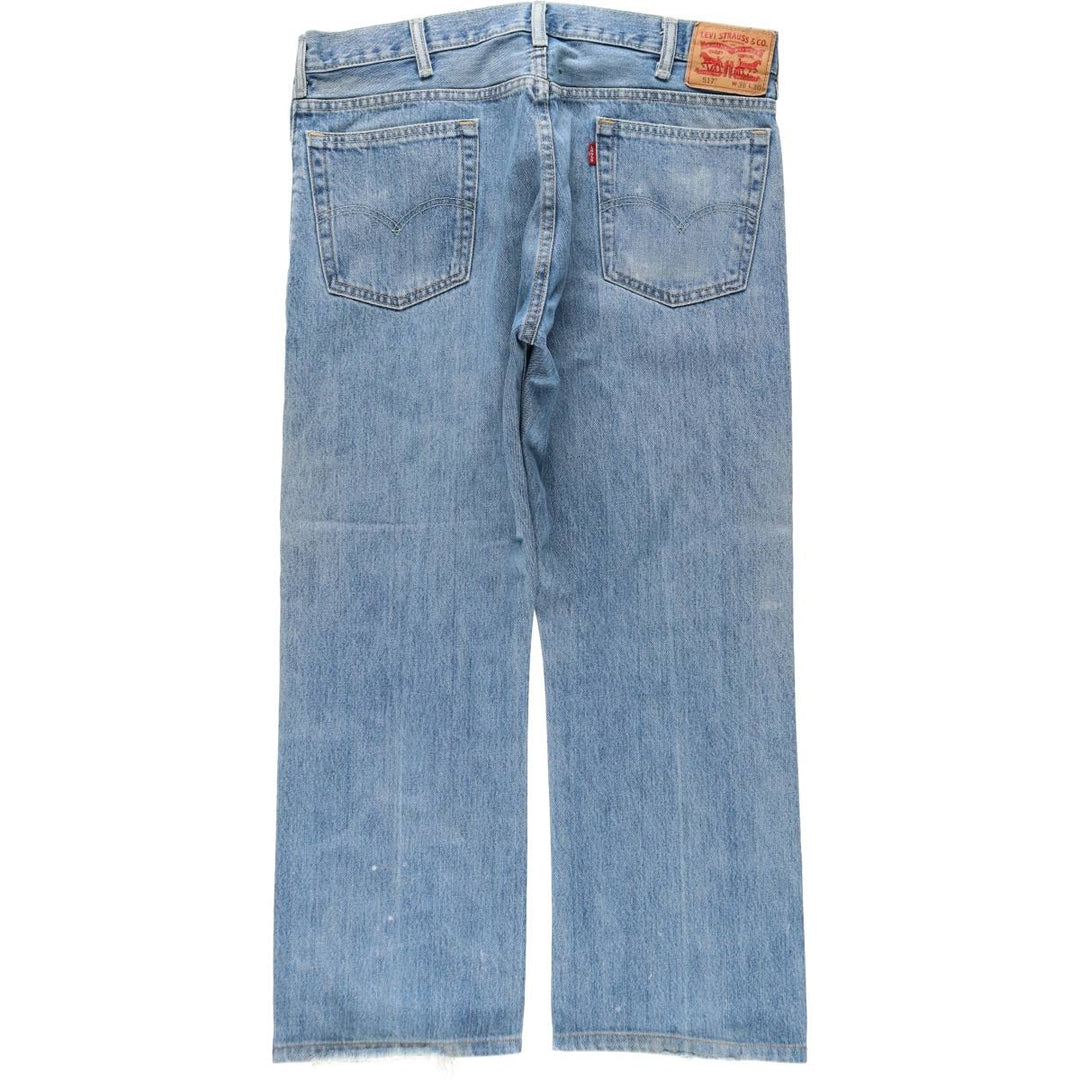 Levi's 517 Bootcut Denim Pants, Men's Size 37 cotton blue type Vintage Second Hand
