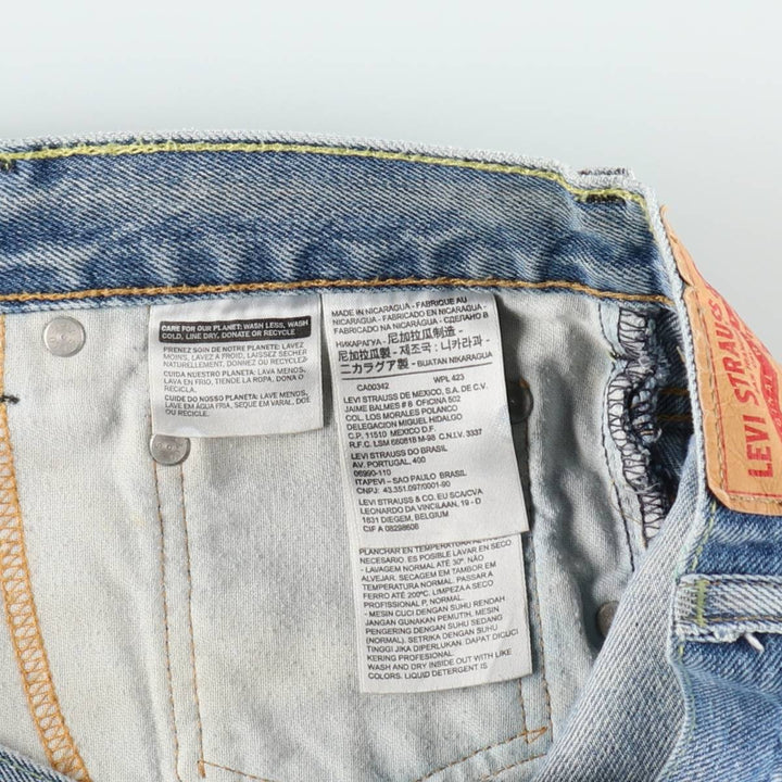 Levi's 517 Bootcut Denim Pants, Men's Size 37 cotton blue type Vintage Second Hand