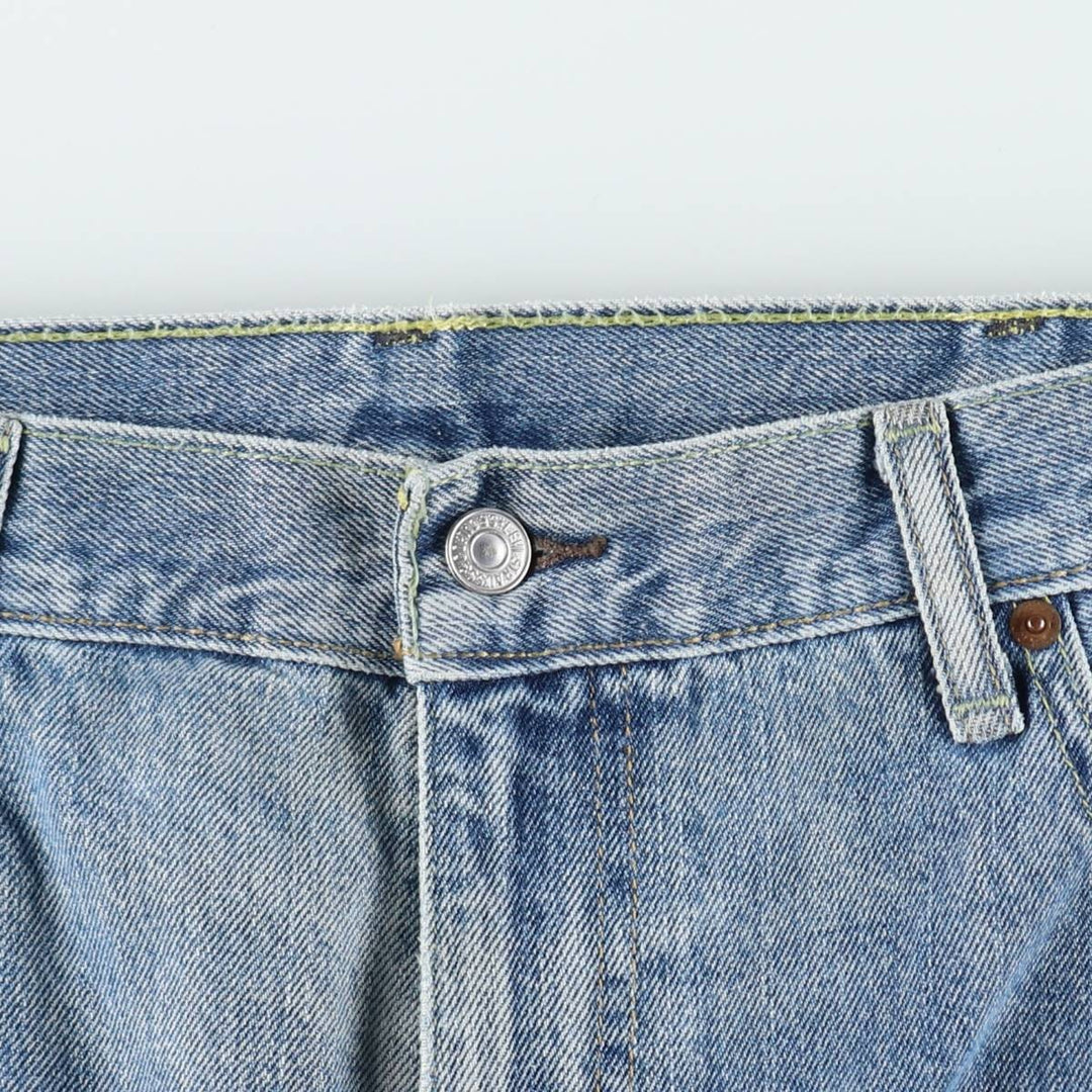 Levi's 517 Bootcut Denim Pants, Men's Size 37 cotton blue type Vintage Second Hand