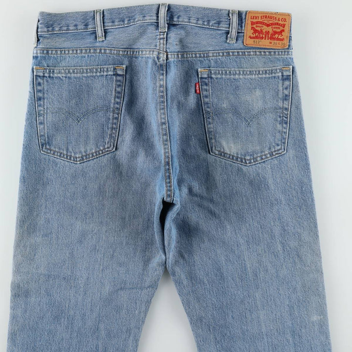 Levi's 517 Bootcut Denim Pants, Men's Size 37 cotton blue type Vintage Second Hand