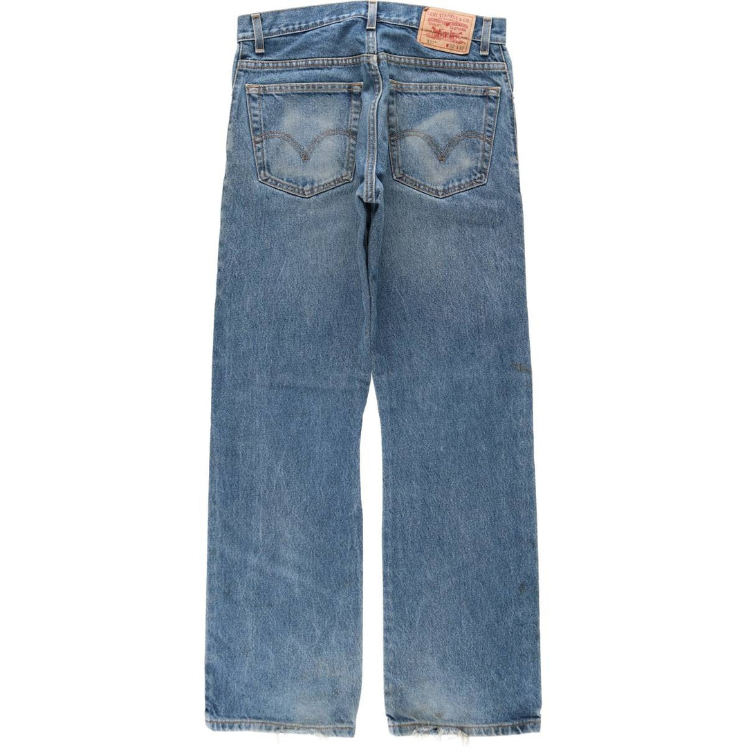 Levi's 517 BOOT CUT Bootcut denim pants for men, equivalent to w30 cotton blue type Vintage Second Hand
