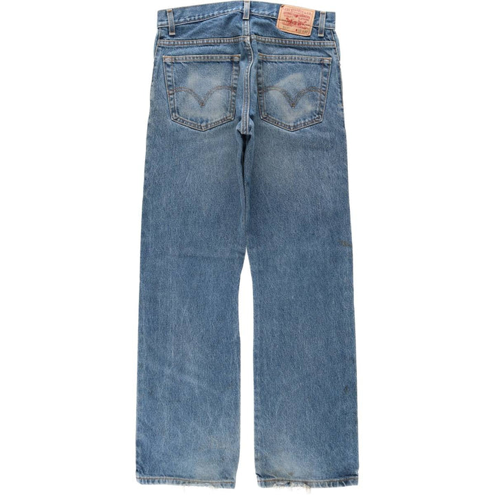 Levi's 517 BOOT CUT Bootcut denim pants for men, equivalent to w30 cotton blue type Vintage Second Hand