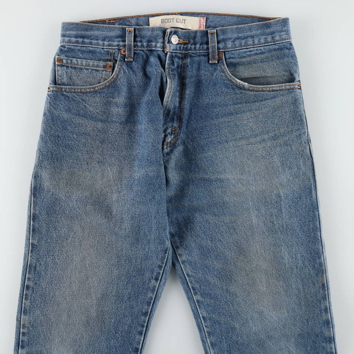Levi's 517 BOOT CUT Bootcut denim pants for men, equivalent to w30 cotton blue type Vintage Second Hand