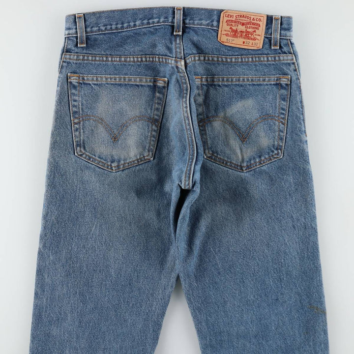 Levi's 517 BOOT CUT Bootcut denim pants for men, equivalent to w30 cotton blue type Vintage Second Hand