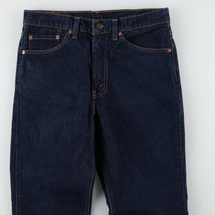 2000'S Levi's 517 Bootcut Denim Pants, Made in Australia, Men's Size W32 (approx.) cotton navy blue type Vintage Second Hand