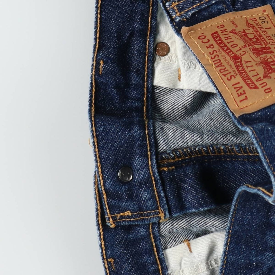 2000'S Levi's 517 Boot Cut Denim Pants, Made in USA, Men's Size 36 cotton blue type Vintage Second Hand