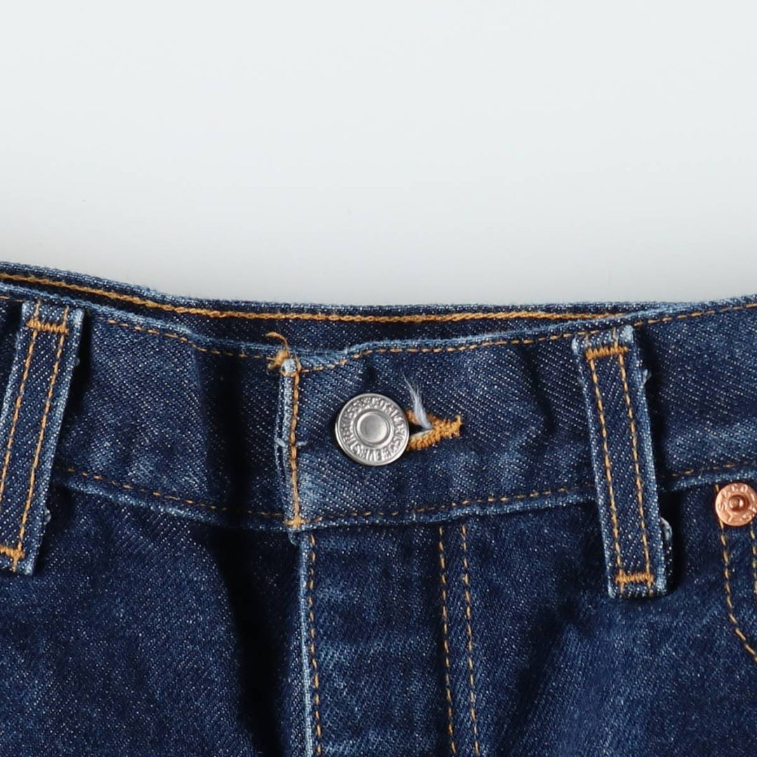 2000'S Levi's 517 Boot Cut Denim Pants, Made in USA, Men's Size 36 cotton blue type Vintage Second Hand