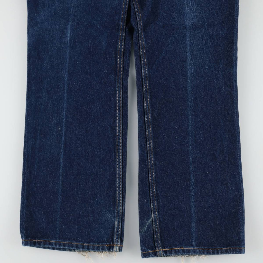 2000'S Levi's 517 Boot Cut Denim Pants, Made in USA, Men's Size 36 cotton blue type Vintage Second Hand