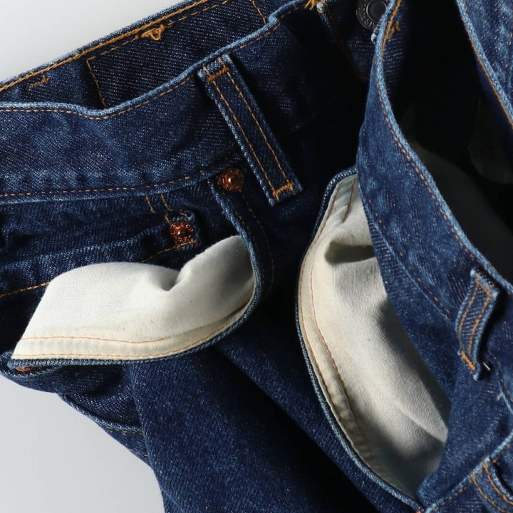 2000'S Levi's 517 Boot Cut Denim Pants, Made in USA, Men's Size 36 cotton blue type Vintage Second Hand