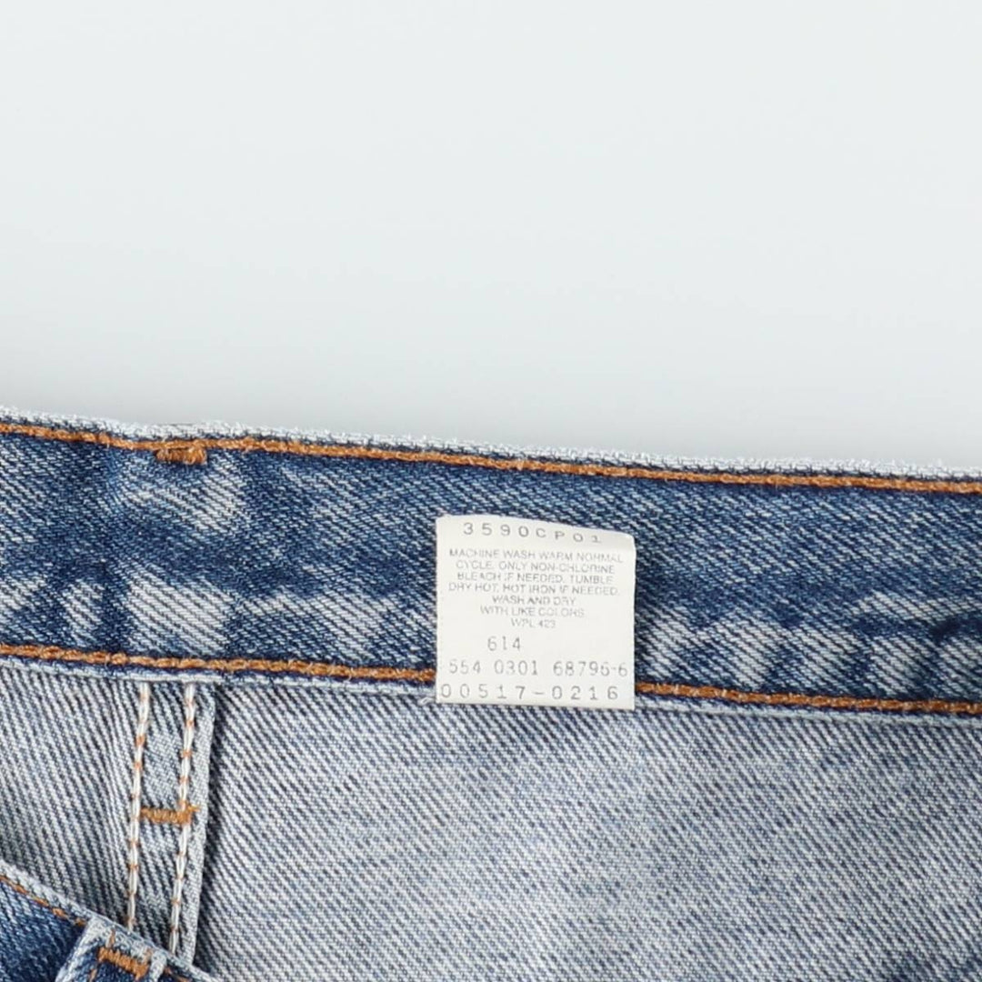 2000'S Levi's 517 Bootcut Denim Pants, Made in USA, Men's Size W30 (approx.) cotton blue type Vintage Second Hand