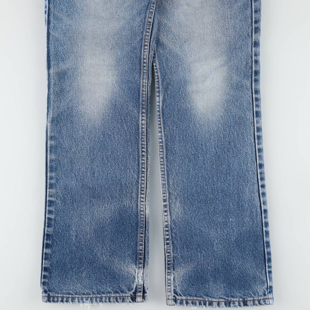 2000'S Levi's 517 Bootcut Denim Pants, Made in USA, Men's Size W30 (approx.) cotton blue type Vintage Second Hand