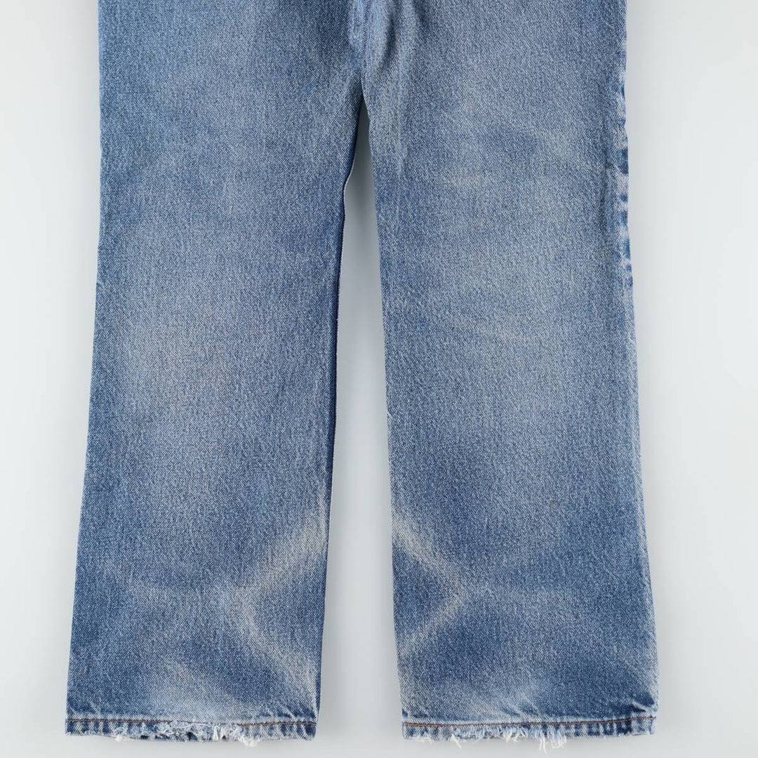2000'S Levi's 517 Bootcut Denim Pants, Made in USA, Men's Size W30 (approx.) cotton blue type Vintage Second Hand