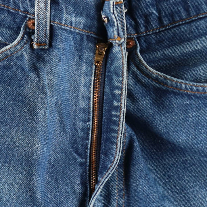 Levi's 20517 0217 Orange Tab Flare Cut Denim Pants, Made in USA, Men's W33 (approx.), Vintage cotton blue type Vintage Second Hand