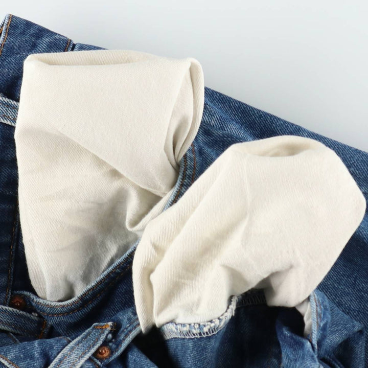 Levi's 20517 0217 Orange Tab Flare Cut Denim Pants, Made in USA, Men's W33 (approx.), Vintage cotton blue type Vintage Second Hand